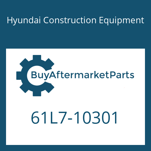 Hyundai Construction Equipment 61L7-10301 - O-RING
