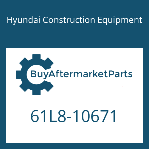 Hyundai Construction Equipment 61L8-10671 - PIN-JOINT