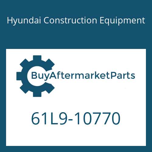 Hyundai Construction Equipment 61L9-10770 - BLOCK