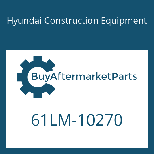 Hyundai Construction Equipment 61LM-10270 - SPACER-PIN