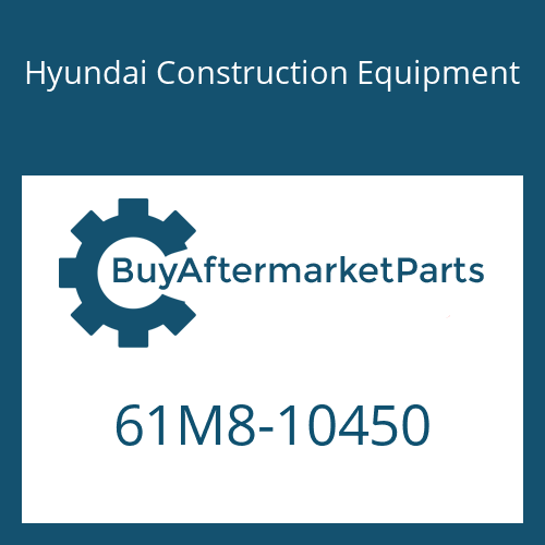 Hyundai Construction Equipment 61M8-10450 - PLATE-TAPPED