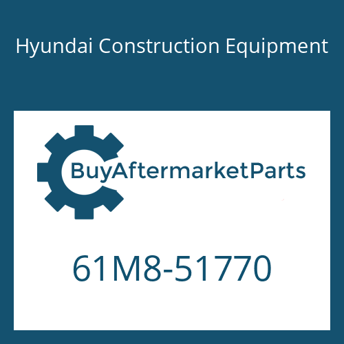 Hyundai Construction Equipment 61M8-51770 - PIN-JOINT