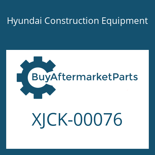 Hyundai Construction Equipment XJCK-00076 - PLUG-EXPANSION