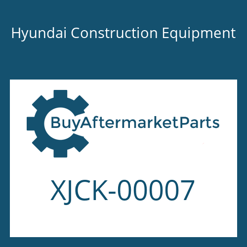 Hyundai Construction Equipment XJCK-00007 - O-RING