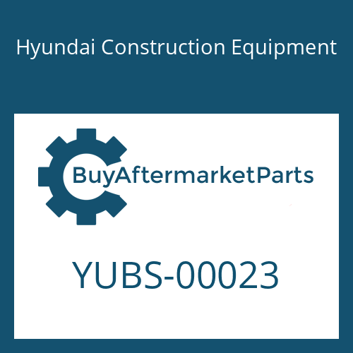 Hyundai Construction Equipment YUBS-00023 - O-RING