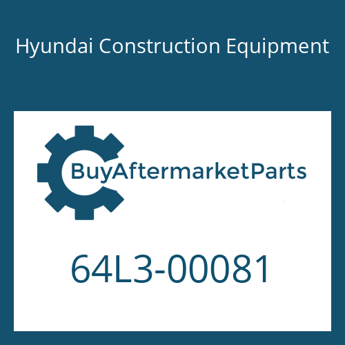 Hyundai Construction Equipment 64L3-00081 - BELLCRANK