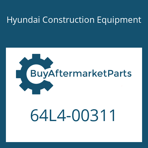 Hyundai Construction Equipment 64L4-00311 - PIN-JOINT