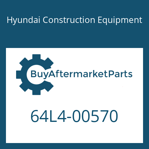 Hyundai Construction Equipment 64L4-00570 - PLATE