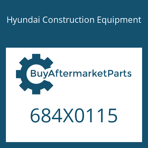 684X0115 Hyundai Construction Equipment WASHER