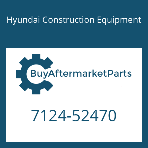 Hyundai Construction Equipment 7124-52470 - WASHER