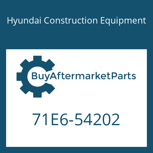 Hyundai Construction Equipment 71E6-54202 - BODY-MOTOR HOOD