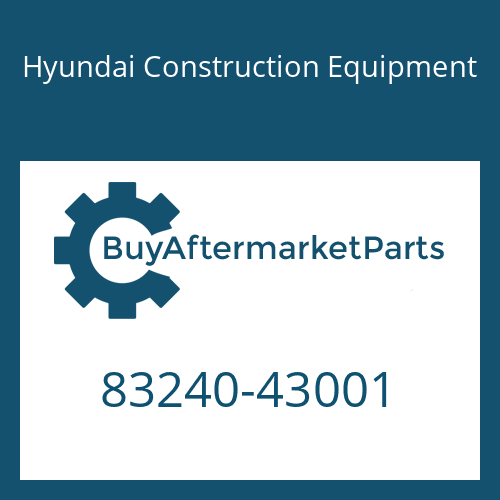 Hyundai Construction Equipment 83240-43001 - STOPPER-MALE