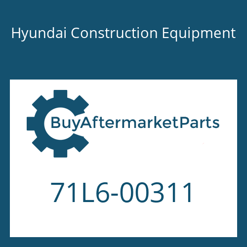 Hyundai Construction Equipment 71L6-00311 - COVER-RH