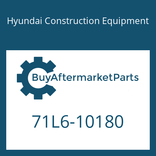 Hyundai Construction Equipment 71L6-10180 - PAD -RUBBER