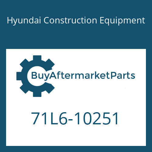 Hyundai Construction Equipment 71L6-10251 - COVER-RCV 2SP