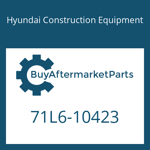 Hyundai Construction Equipment 71L6-10423 - SEAT BASE ASSY