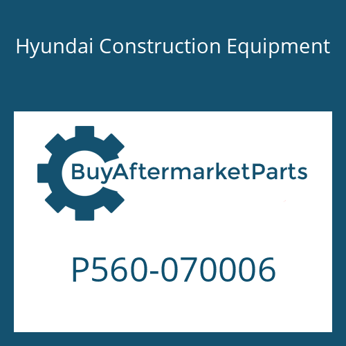 Hyundai Construction Equipment P560-070006 - RING-RETAINER E