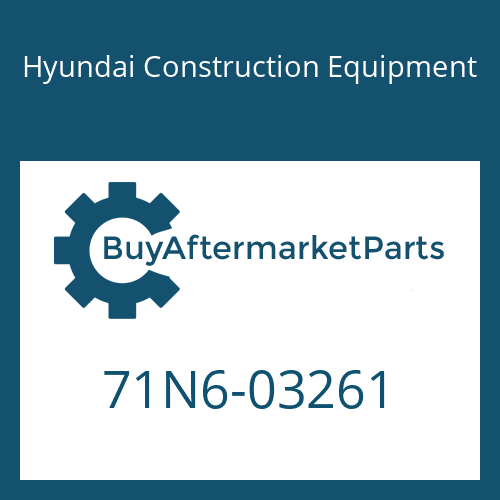 Hyundai Construction Equipment 71N6-03261 - STRIP-WEATHER