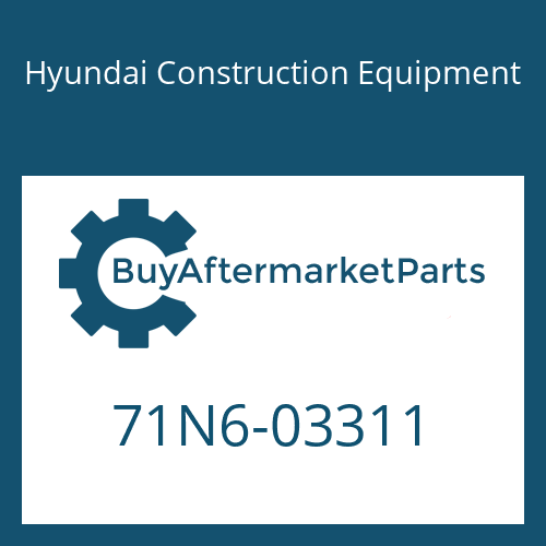 Hyundai Construction Equipment 71N6-03311 - HOLDER