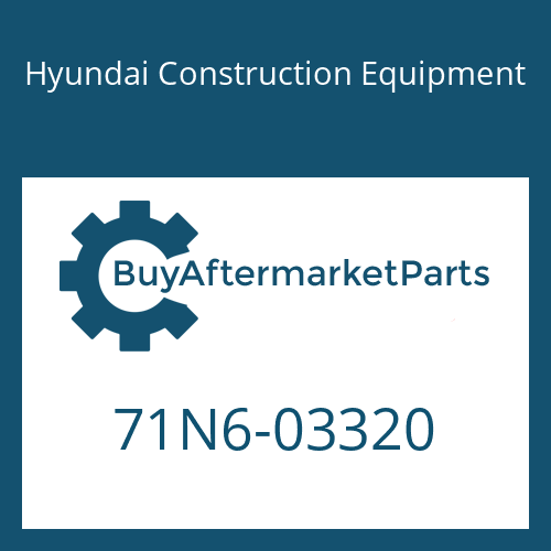 Hyundai Construction Equipment 71N6-03320 - RING