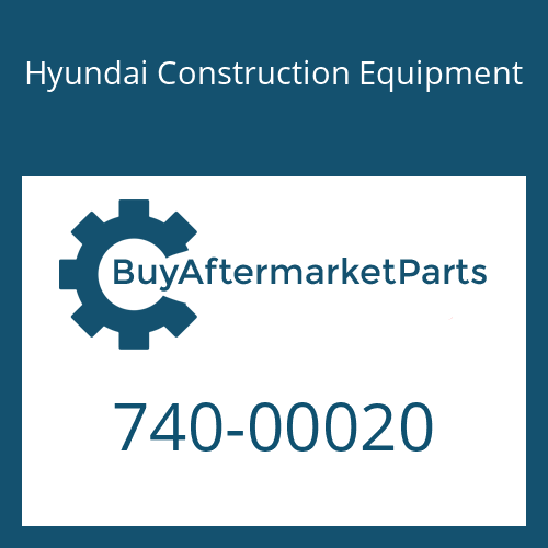Hyundai Construction Equipment 740-00020 - WASHER