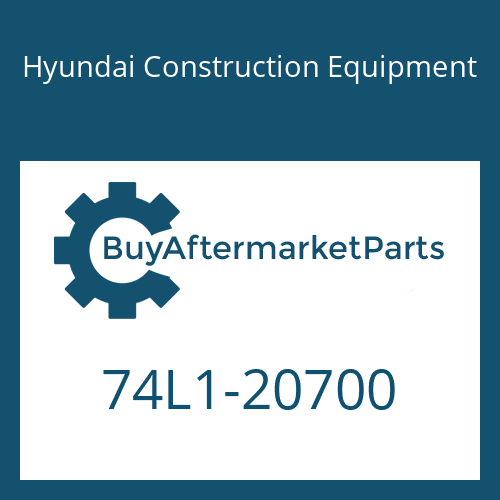 Hyundai Construction Equipment 74L1-20700 - PLATE-RUBBER