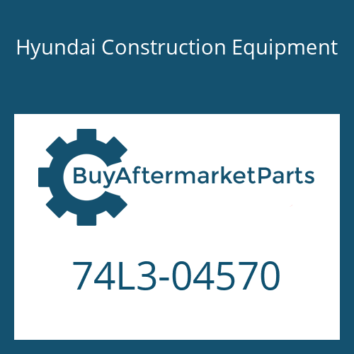Hyundai Construction Equipment 74L3-04570 - BRACKET