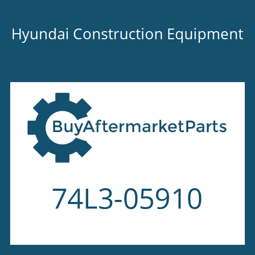 Hyundai Construction Equipment 74L3-05910 - BOLT-FLAT