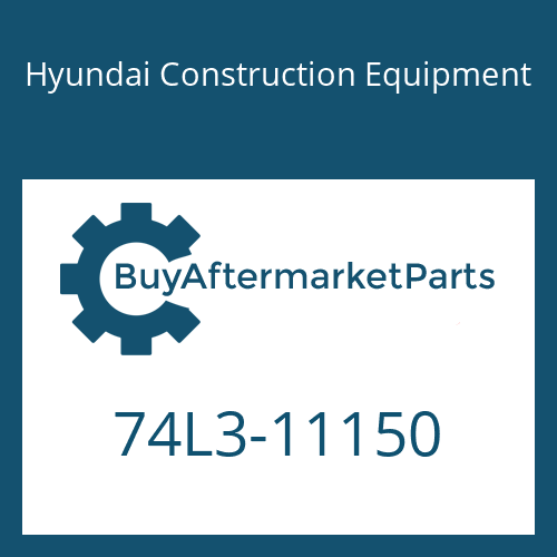 Hyundai Construction Equipment 74L3-11150 - STOPPER