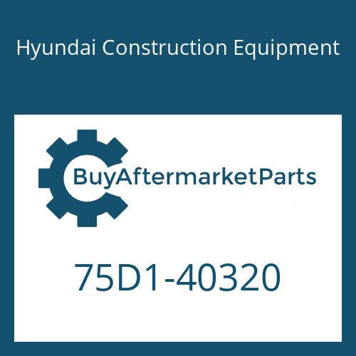 Hyundai Construction Equipment 75D1-40320 - HINGE