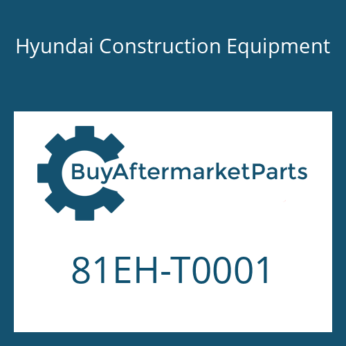 Hyundai Construction Equipment 81EH-T0001 - BOLT&NUT SET-TRACK