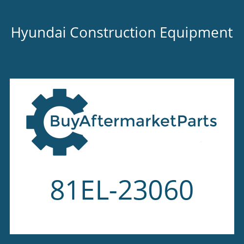 Hyundai Construction Equipment 81EL-23060 - BOLT-HEX
