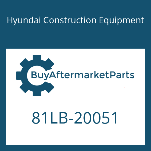 Hyundai Construction Equipment 81LB-20051 - SUPPORT-REAR