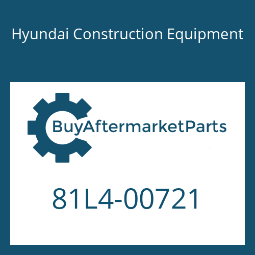 Hyundai Construction Equipment 81L4-00721 - FITTING-BANJO