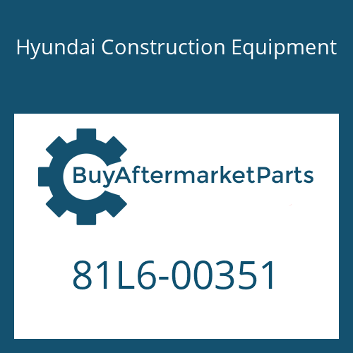 Hyundai Construction Equipment 81L6-00351 - PIPE ASSY-HYD