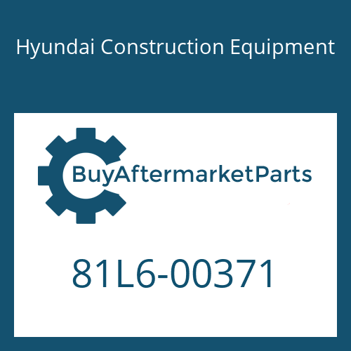 Hyundai Construction Equipment 81L6-00371 - PIPE ASSY-HYD