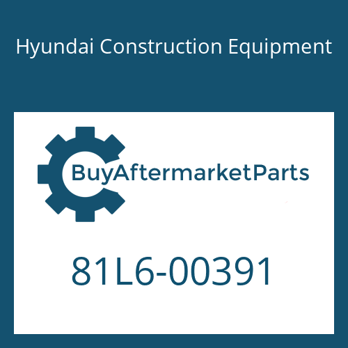 Hyundai Construction Equipment 81L6-00391 - HOSE-RUBBER