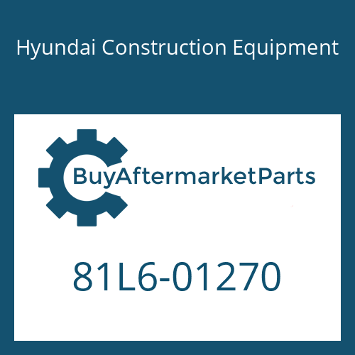 Hyundai Construction Equipment 81L6-01270 - SPACER