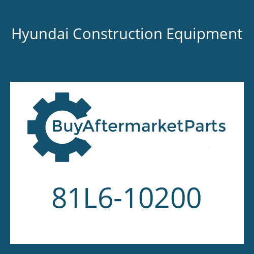 Hyundai Construction Equipment 81L6-10200 - PUMP ASSY-COOLING