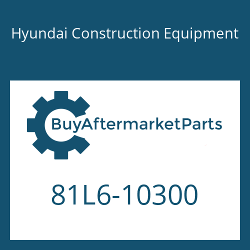 Hyundai Construction Equipment 81L6-10300 - PUMP ASSY-COOLING