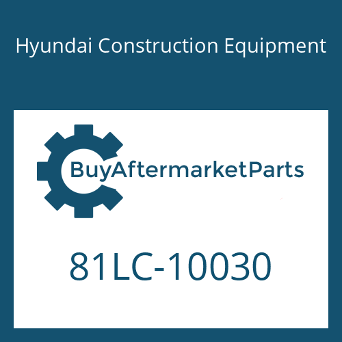 Hyundai Construction Equipment 81LC-10030 - NUT-SQUARE