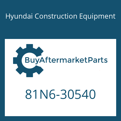 Hyundai Construction Equipment 81N6-30540 - GUARD-TRACK RH B