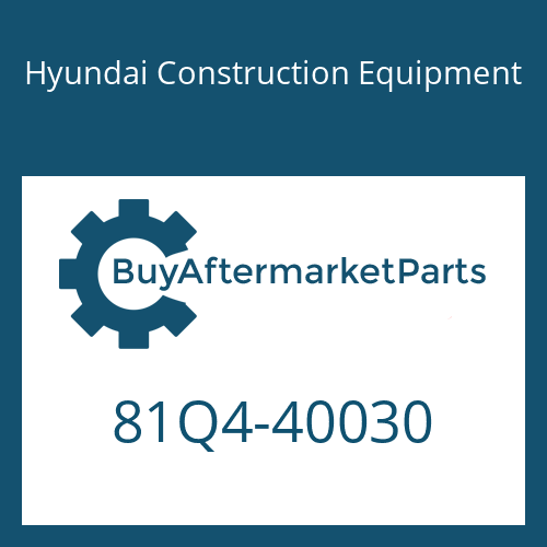 Hyundai Construction Equipment 81Q4-40030 - TRANSMISSION ASSY