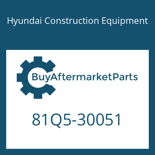 Hyundai Construction Equipment 81Q5-30051 - SHAFT ASSY-PROPELLER RR