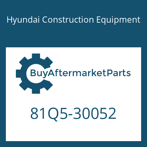 Hyundai Construction Equipment 81Q5-30052 - SHAFT ASSY-PROPELLER RR