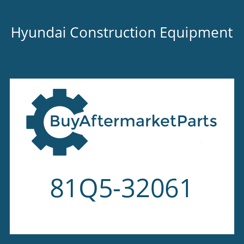 Hyundai Construction Equipment 81Q5-32061 - BRACKET