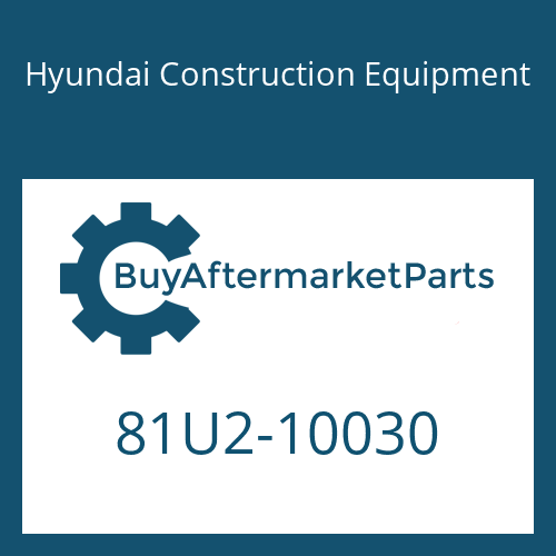 Hyundai Construction Equipment 81U2-10030 - PIN-PIVOT