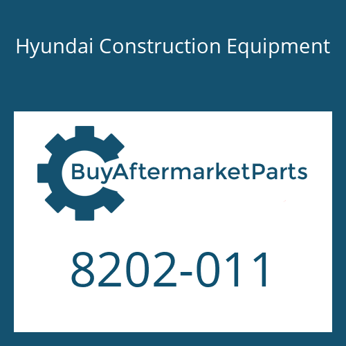 8202-011 Hyundai Construction Equipment O-RING
