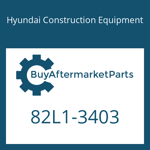 Hyundai Construction Equipment 82L1-3403 - SHAFT-DRIVE RR