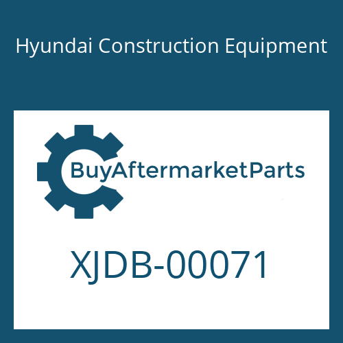 Hyundai Construction Equipment XJDB-00071 - PLUG